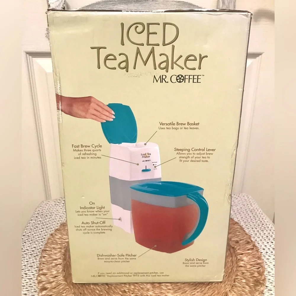 Mr. Coffee Iced Tea Maker TM75TS 2011 Factory Sealed